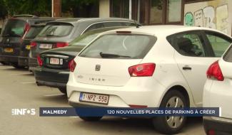 Malmedy: 120 nouvelles places de parking bienvenues