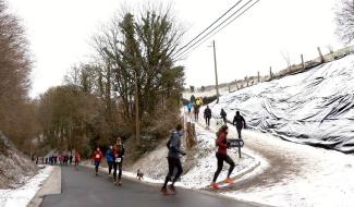 Un millier de joggeurs ce matin à Olne pour le Trèfle à 4 feuilles !