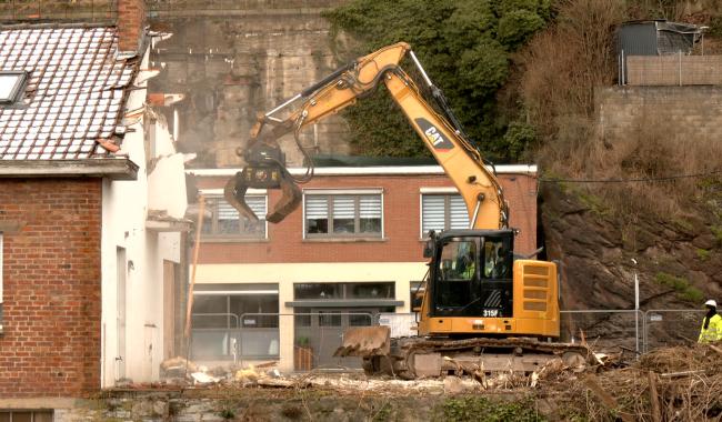 Pepinster : début des démolitions post-inondations !