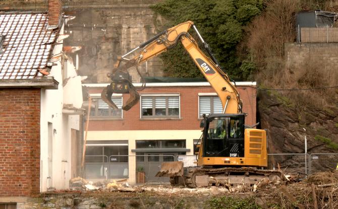 Pepinster : début des démolitions post-inondations !